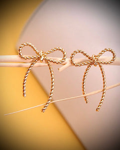 Rope Bow Earrings