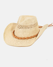 Load image into Gallery viewer, Straw Cowboy Hat