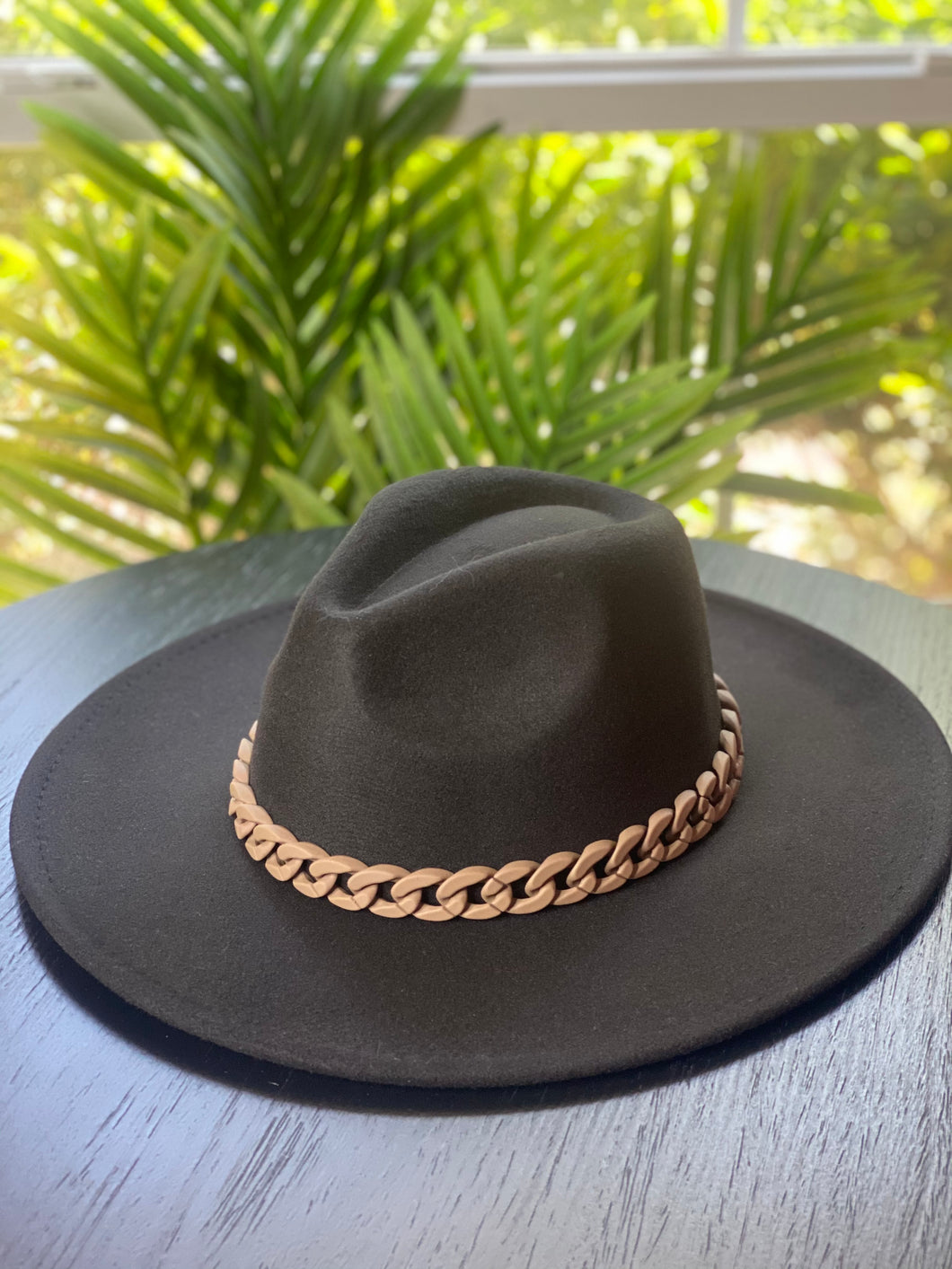 Panama Hat with Chain